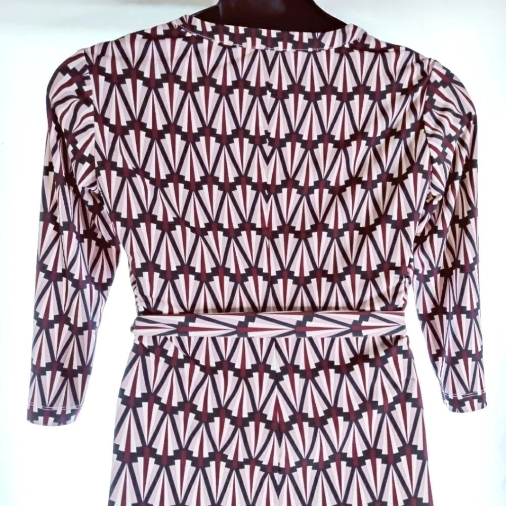 Beautiful DM Collection Geometric Shirt Dress EUC ❤️ - Picture 8 of 14